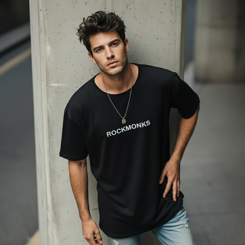 "CELESTIAL SHOWDOWN" Angel vs Demon Oversized Tee – 220 GSM French Terry